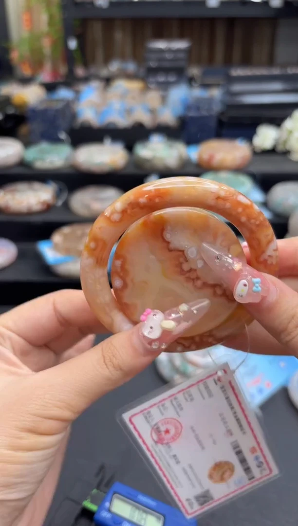 未镶嵌手镯石英质玉268(59圈赠送镯心)