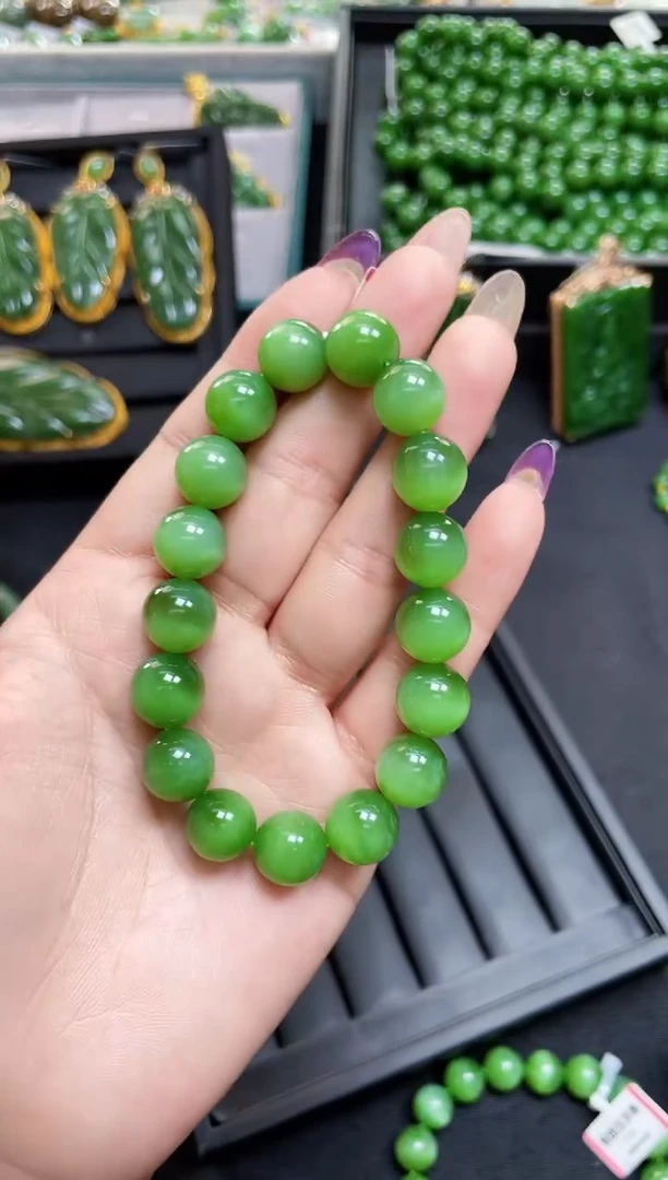 【闪购商品】和田玉手串未镶嵌12MM 多样性发一