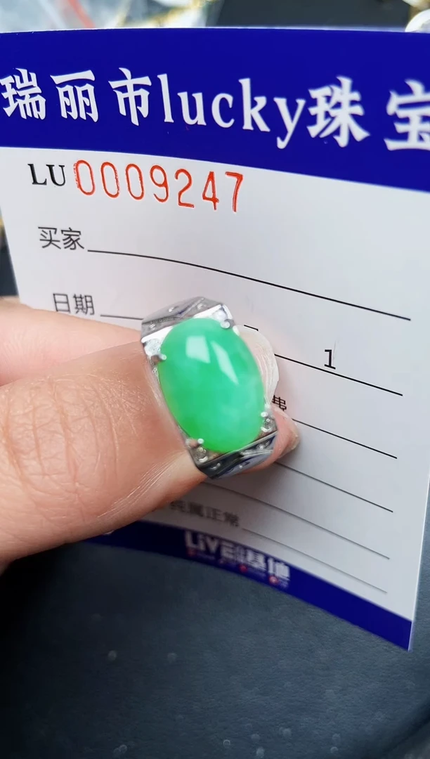 【闪购商品】翡翠颈饰银S925镶嵌9247