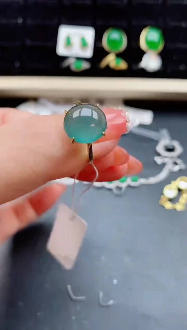 【闪购商品】翡翠戒指银S925镶嵌121212