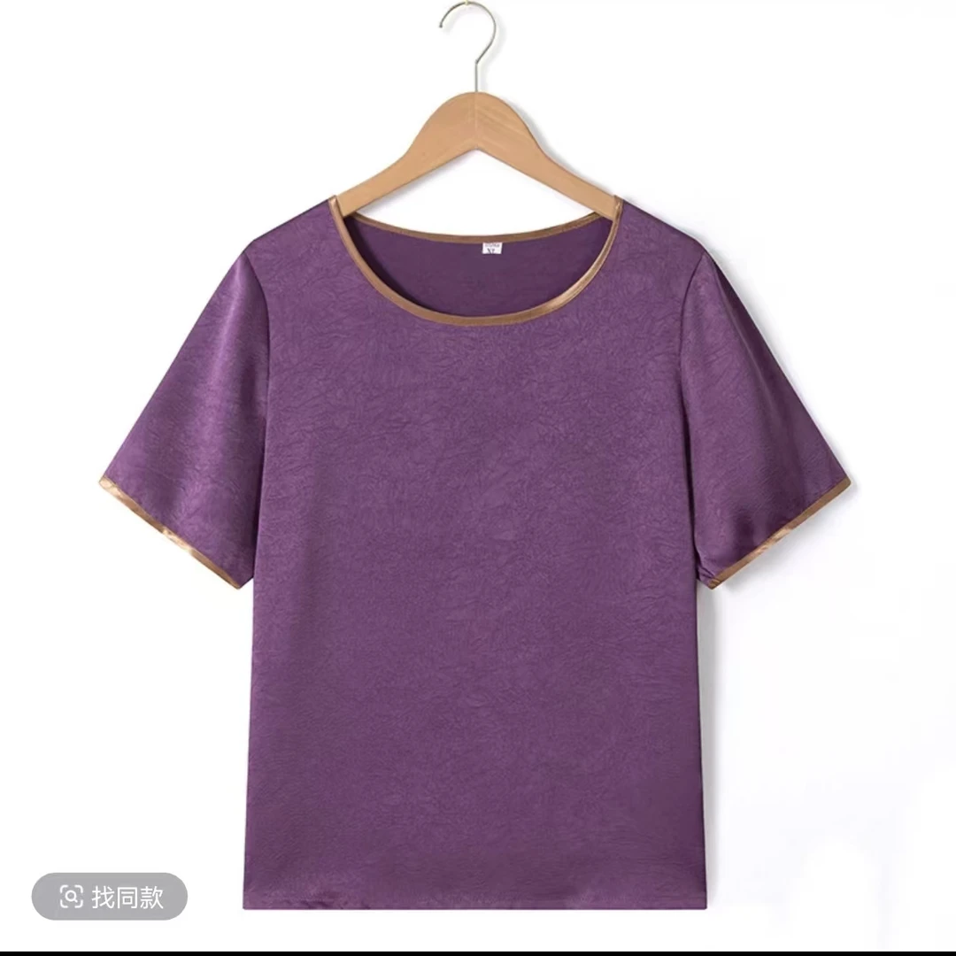 0123皲裂纹上衣新款新中式国风显瘦上衣