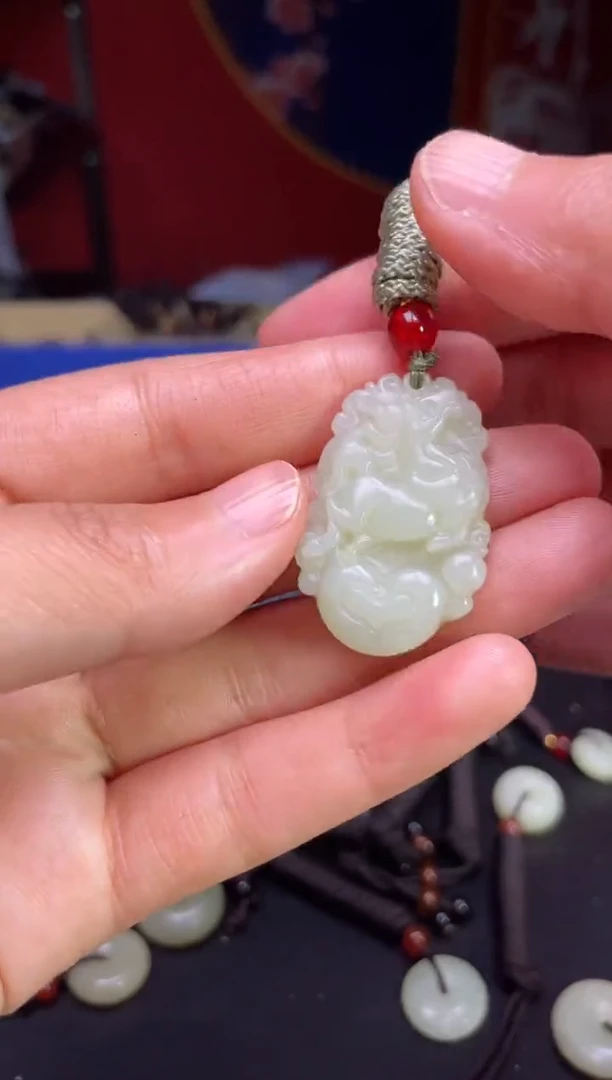 颈饰未镶嵌和田玉123