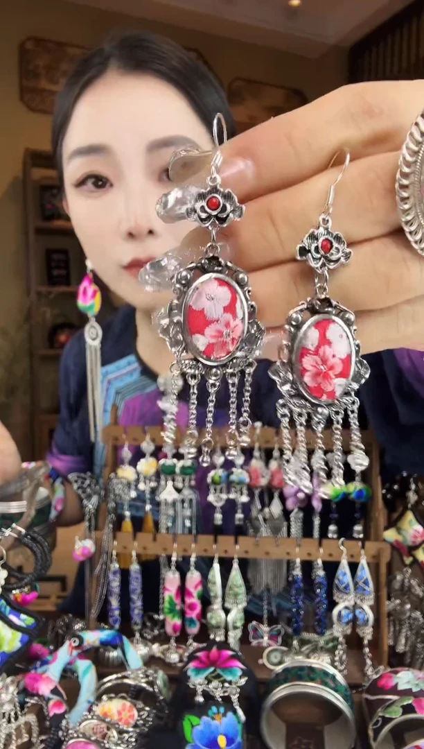 刺绣非遗刺绣民族风饰品