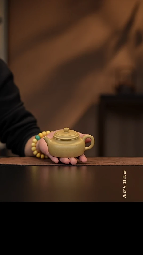 允禾斋 紫砂壶  矮德钟 梨皮