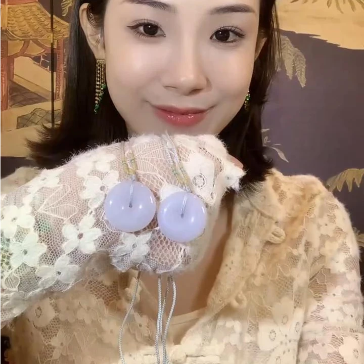 玥集珠宝  翡翠平安扣 多样性发货一件 YL