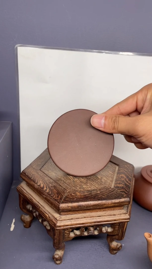 茶壶紫砂紫泥盖子