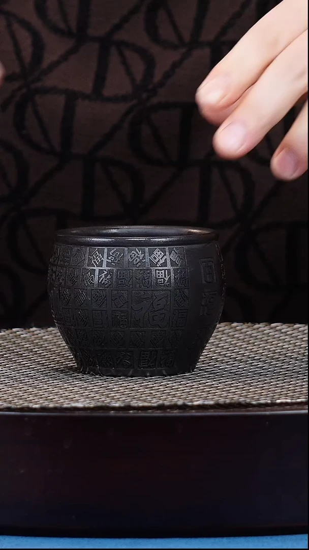 茶杯紫砂宜兴原矿紫砂 手工主人杯