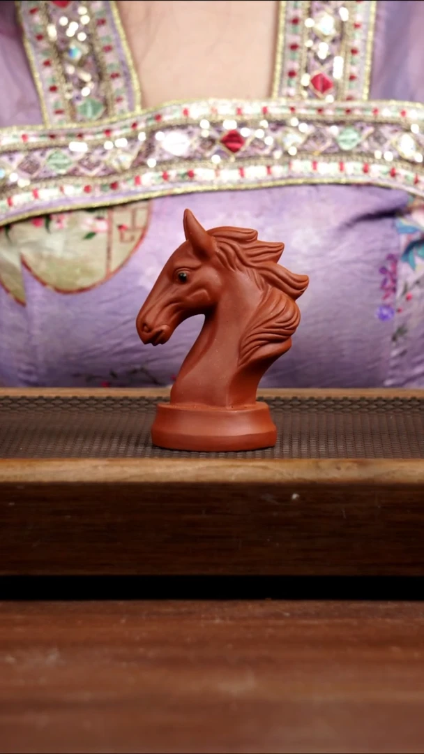 茶壶紫砂茶宠马到成功