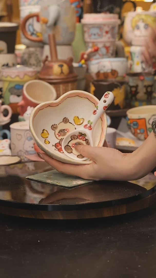 景德镇釉下彩绘设计师款式陶瓷