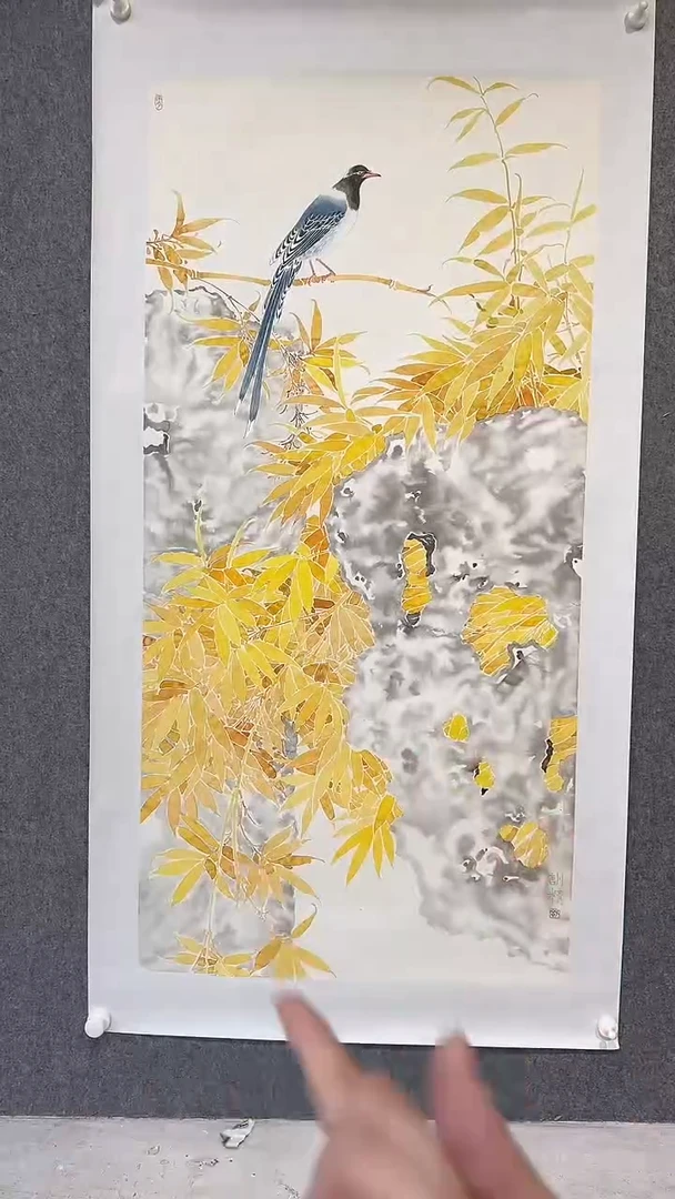 国画邹训精-8平尺-国画-故-展
