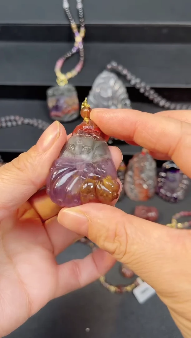 未镶嵌颈饰水晶【百晶灵儿】定制款