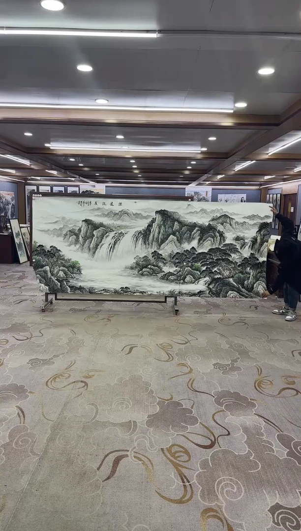 绘画绘画Y-邵明义-大丈二-山水画