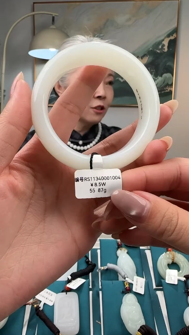 未镶嵌手镯和田玉RS55