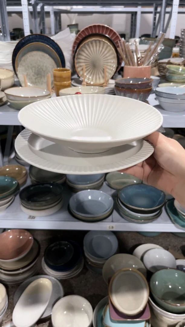 【闪购商品】瓷片外贸尾货瑕疵满20包邮X2白边浅盘加草帽