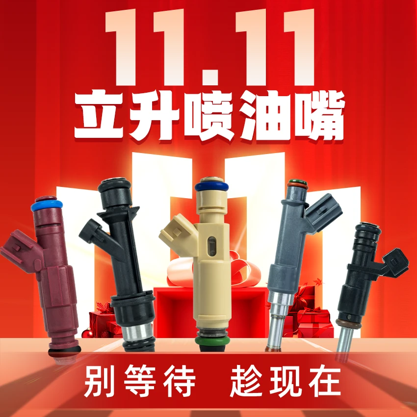 立升18孔旋涡喷油嘴汽车顿挫积碳改装定制发动机喷油器降低省油耗