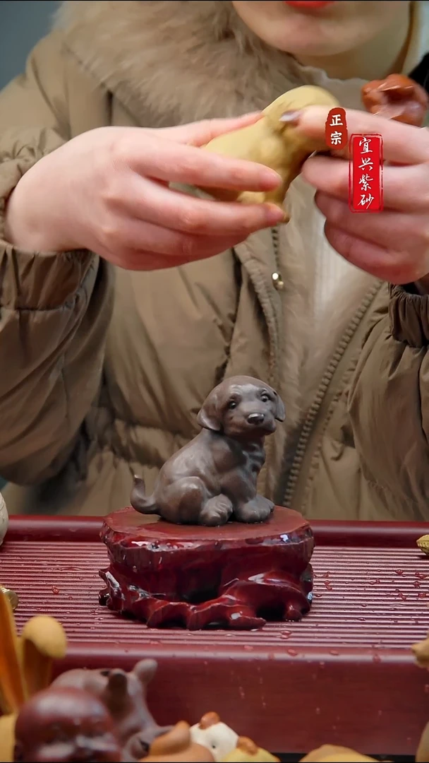 紫砂茶宠宜兴紫砂茶宠摆件