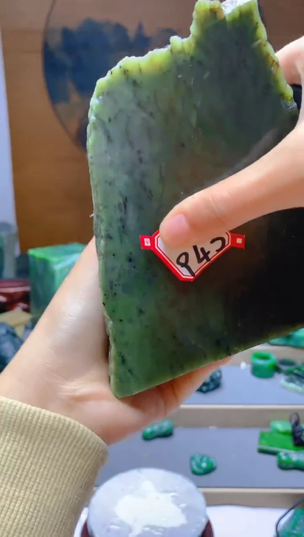 【闪购商品】和田玉（碧玉）珠宝半成品未镶嵌1