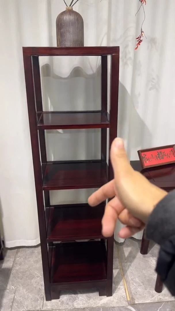 黑酸枝木类成套家具置物架