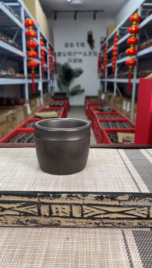 【闪购商品】紫砂茶杯石黄大口主人杯