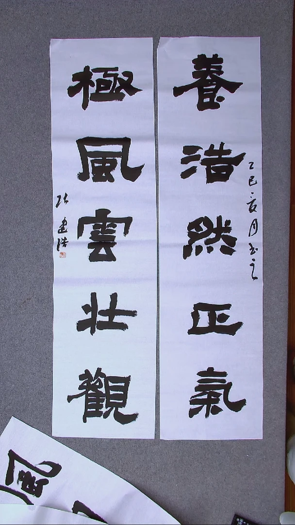 书法张建浩 河南南阳 138*34*2八平尺