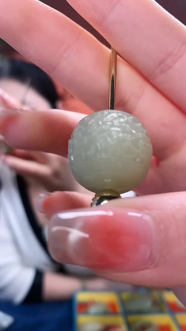 【闪购商品】和田玉挂件未镶嵌龙珠珠径约22mm