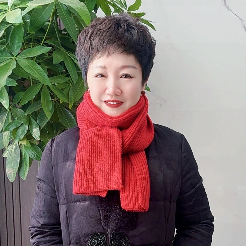 针织秋冬韩版时尚百搭纯色保暖围巾围脖165*24