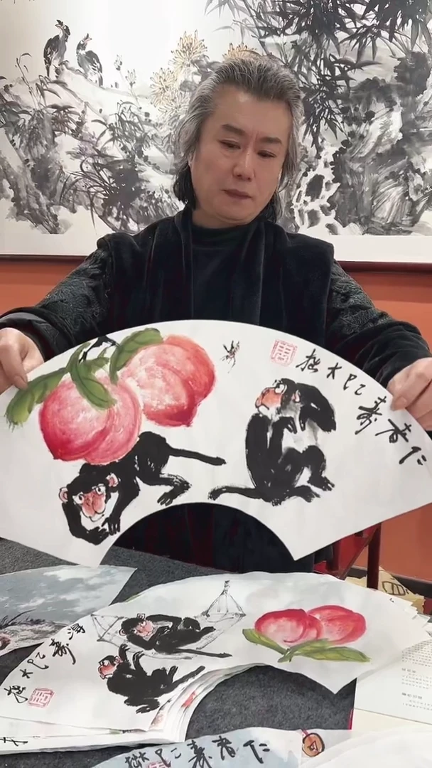 国画周大拙/国画/花鸟