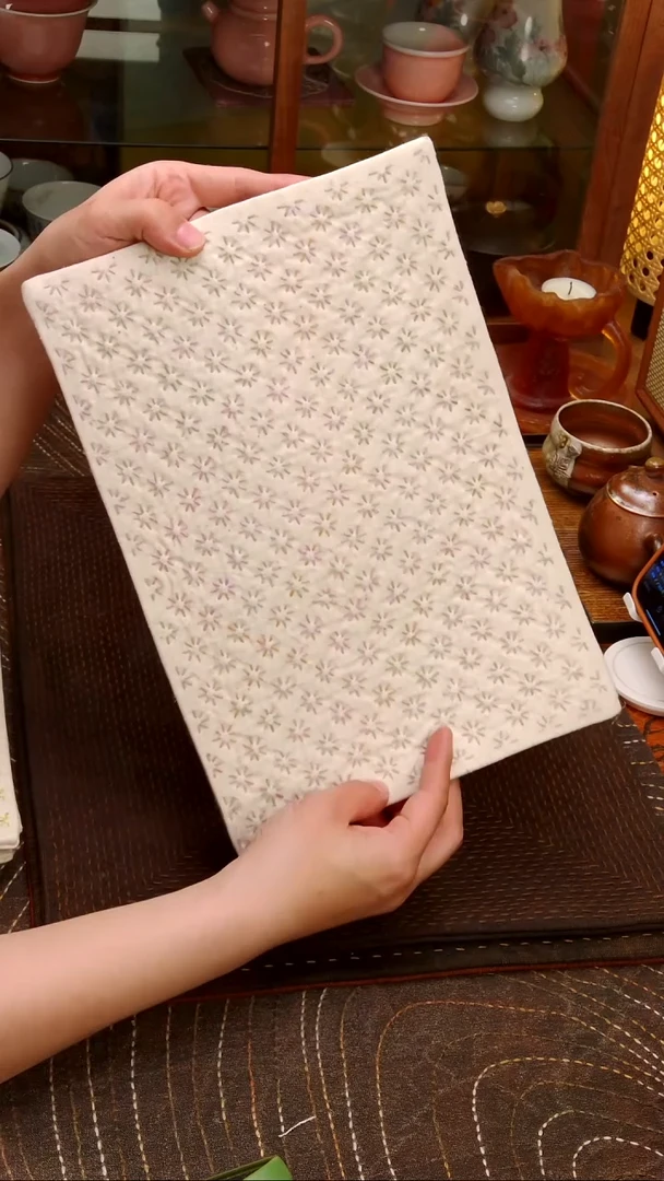 紫砂无3**2Cici手作刺子绣壶垫杯垫-216