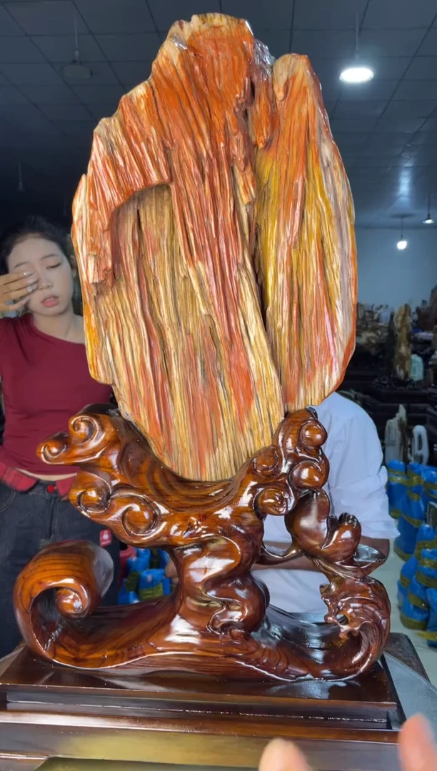 未镶嵌摆件硅化玉27