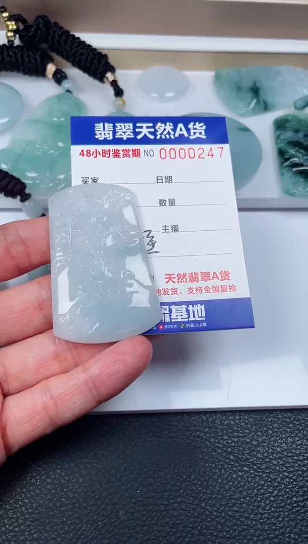 【闪购商品】翡翠颈饰未镶嵌山水