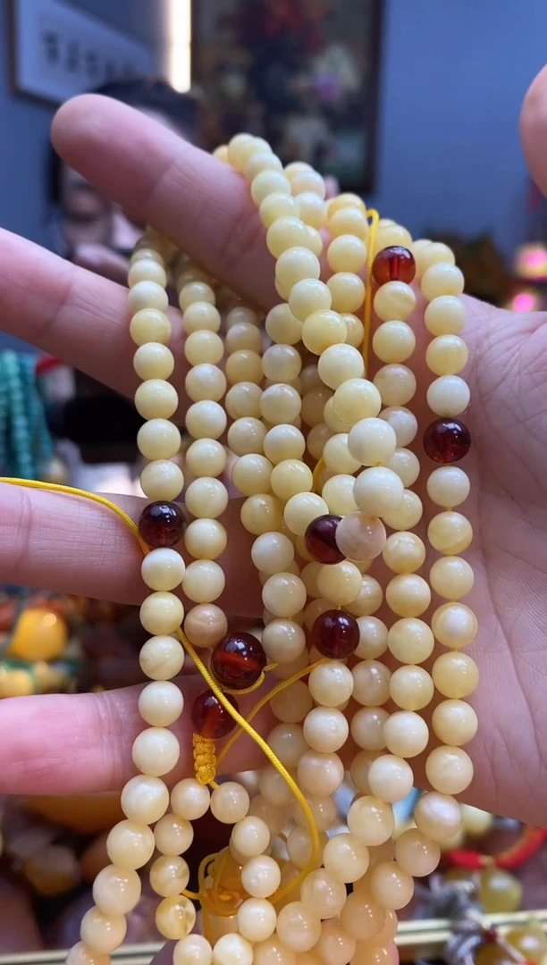 未镶嵌琥珀手串手串多圈（多样性发其一）