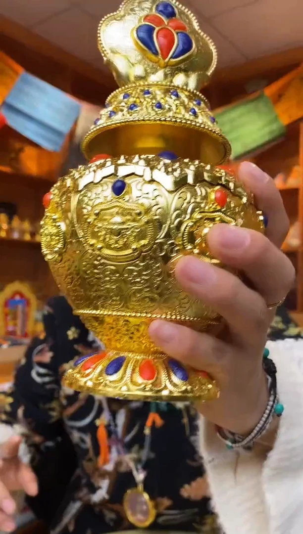 【闪购商品】泥塑地藏宝瓶-与实物略有差异介意者慎拍