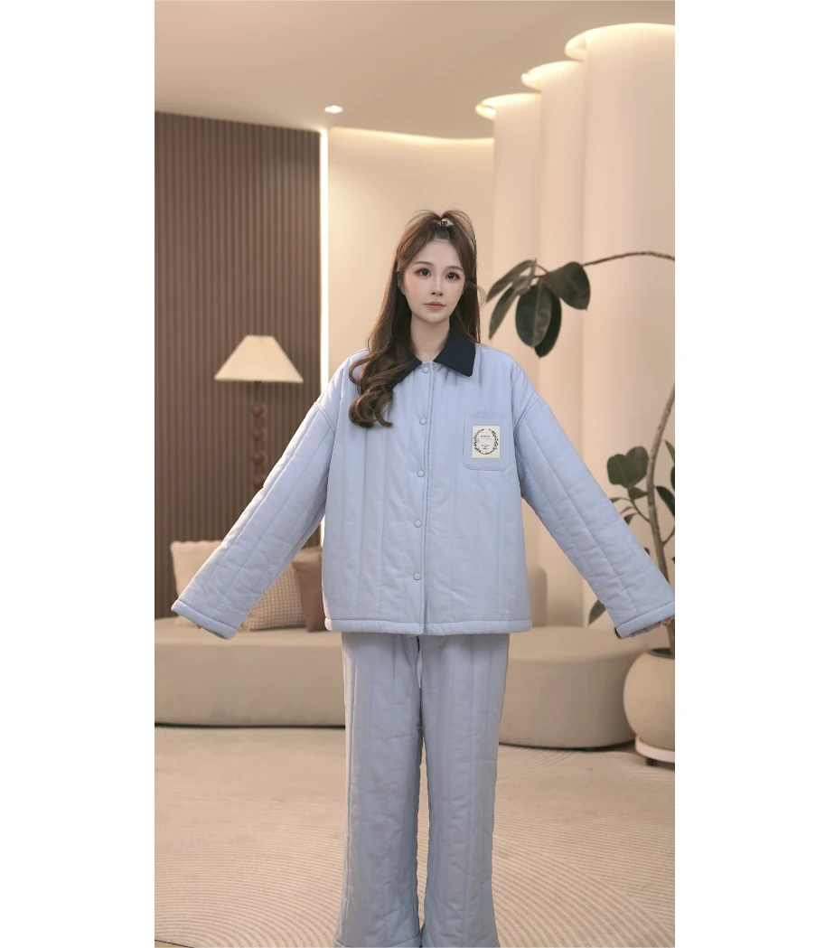 DM【雪国精灵】高定时尚软绵绵冬季加厚家居服套装CC