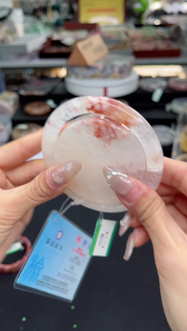 【闪购商品】石英质玉手镯未镶嵌62圈口（赠品镯心）3931386