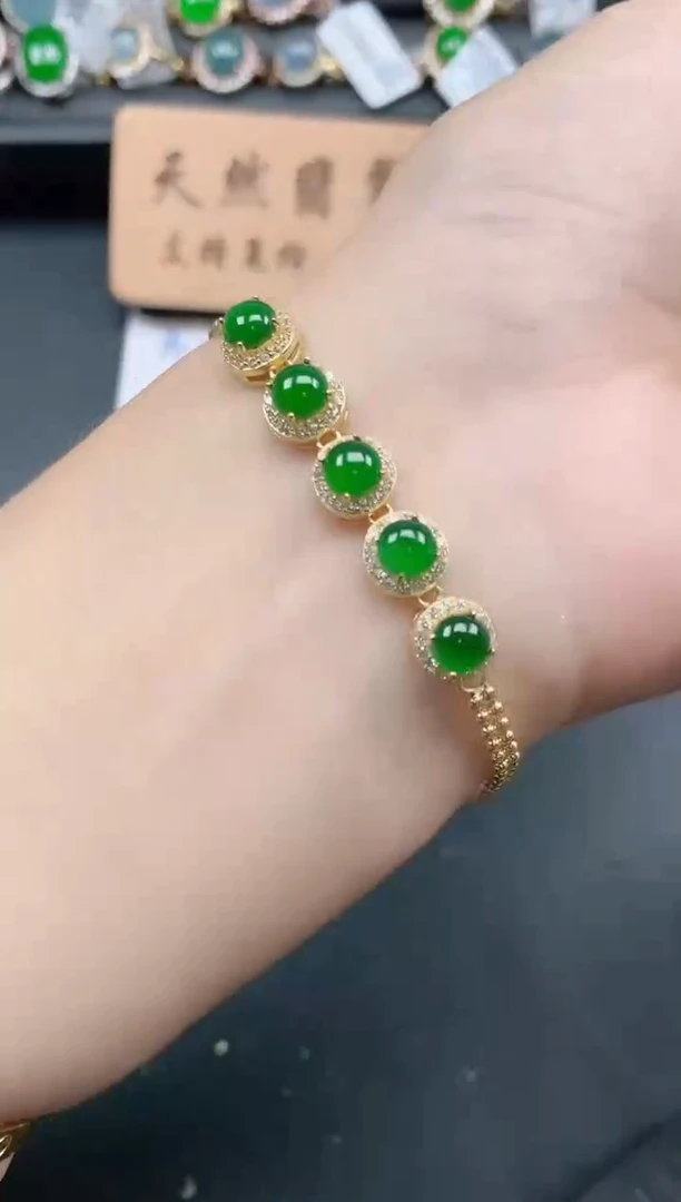 银S925镶嵌戒指翡翠1111111
