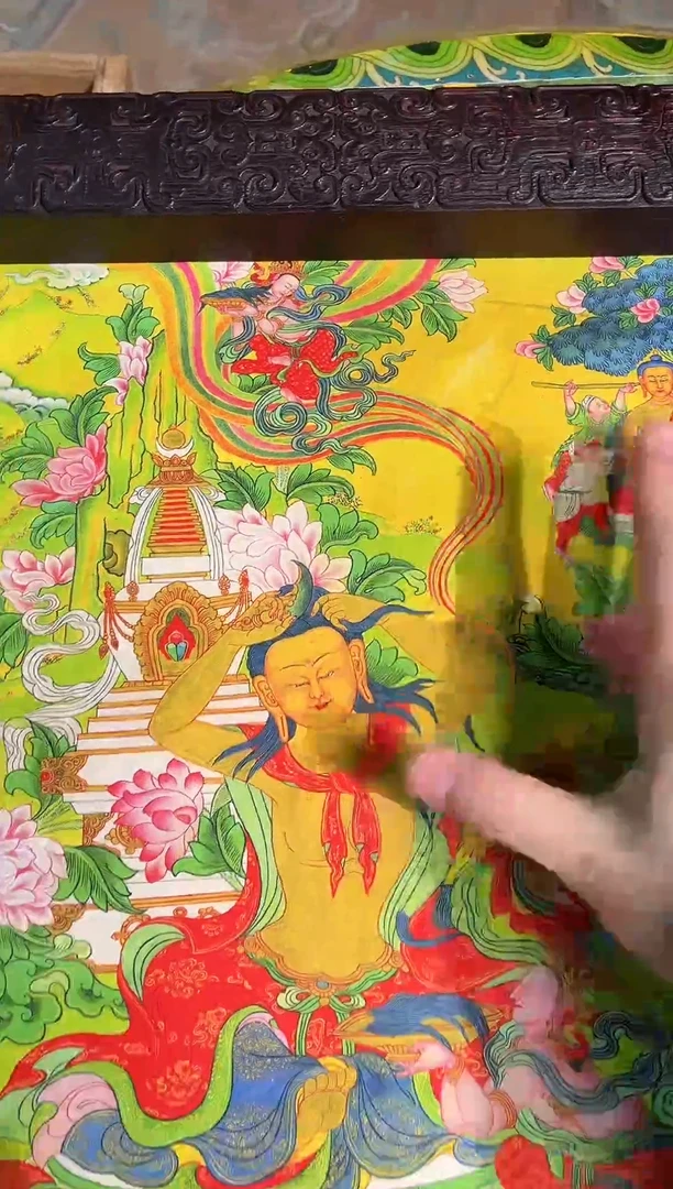卷轴画天天的唐卡tk160
