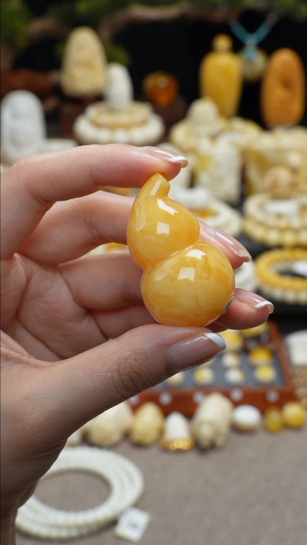 未镶嵌琥珀手链天然琥珀蜜蜡焦皮葫芦