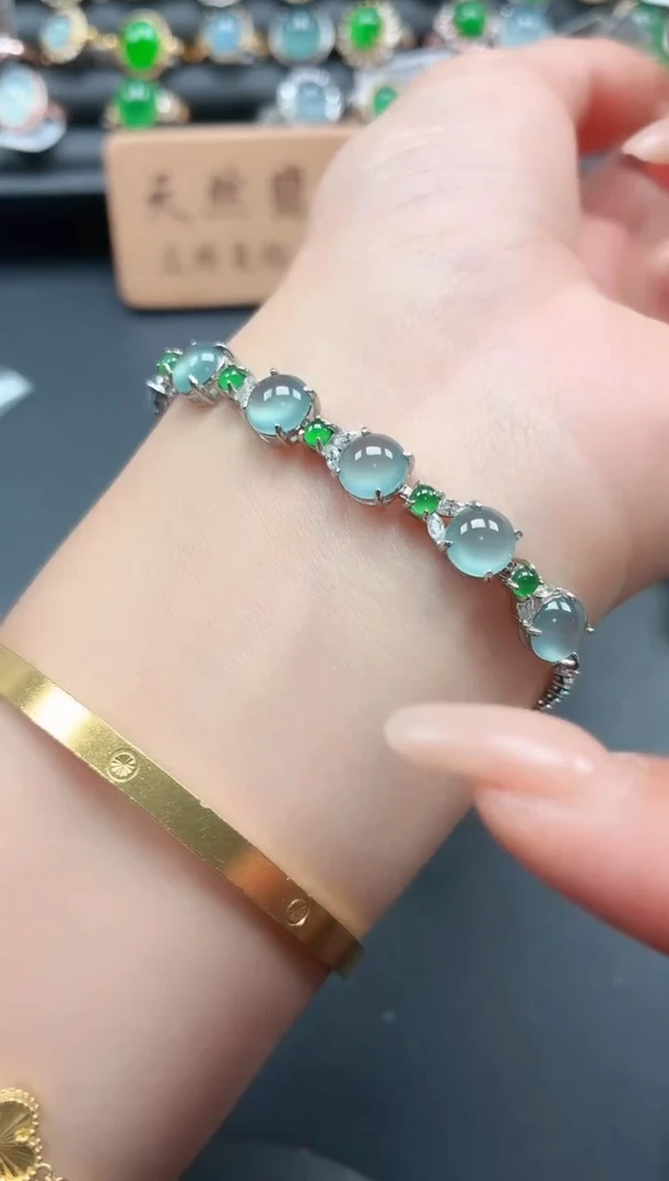 银S925镶嵌戒指翡翠111111