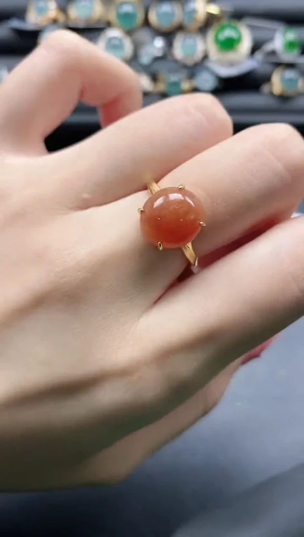 【闪购商品】翡翠戒指银S925镶嵌11111