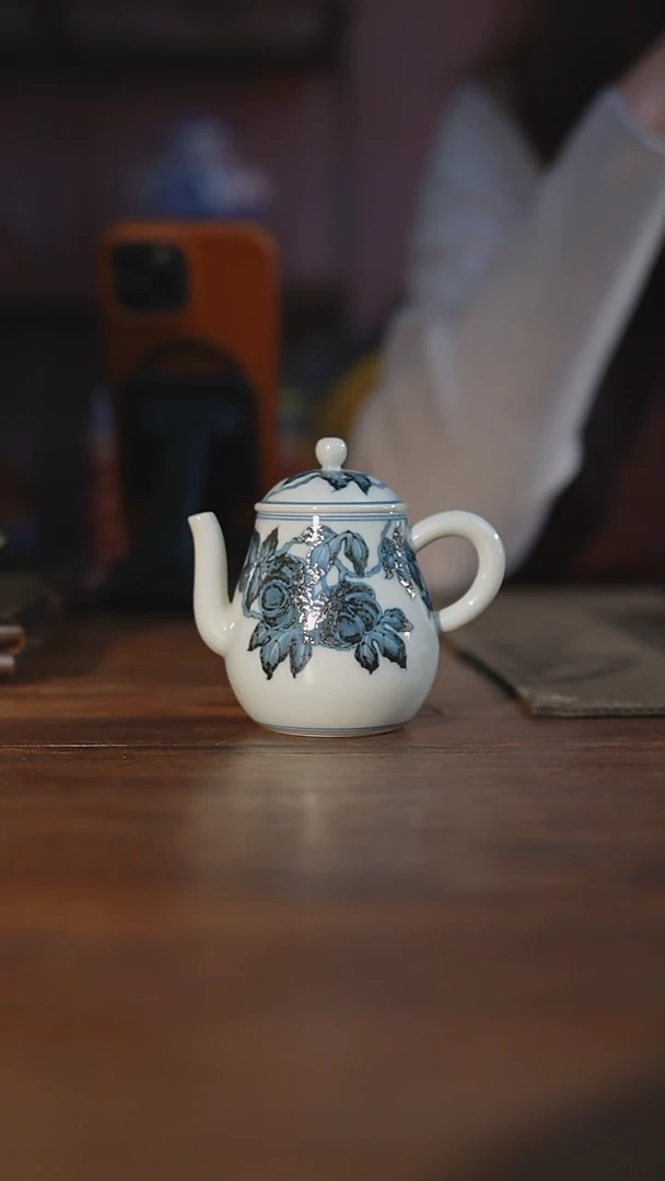 【闪购商品】杯雲由山坊青花小壶