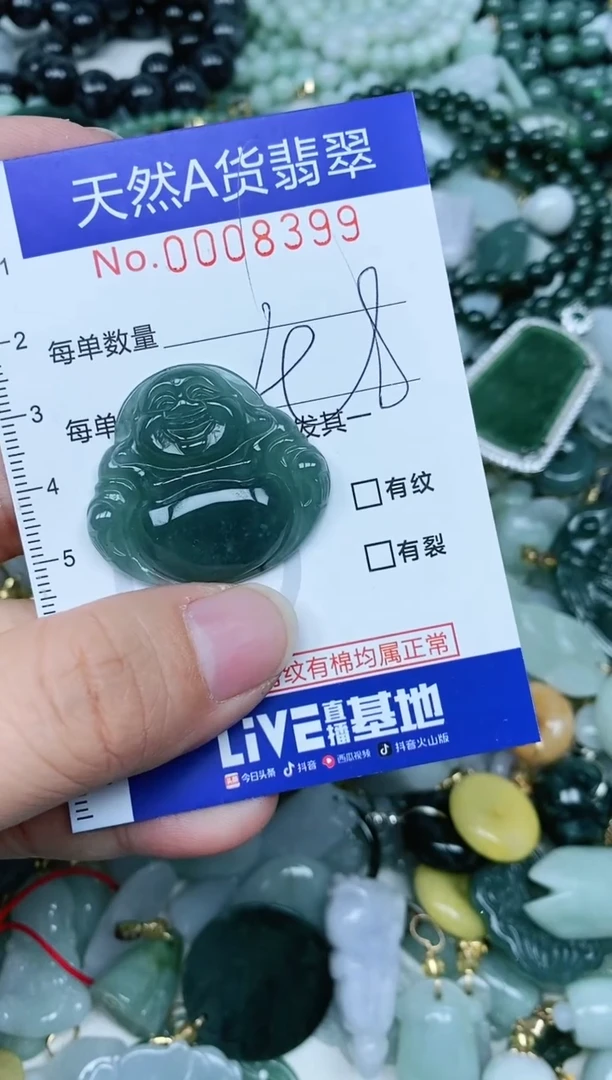 【闪购商品】翡翠吊坠(不含链)未镶嵌翡翠