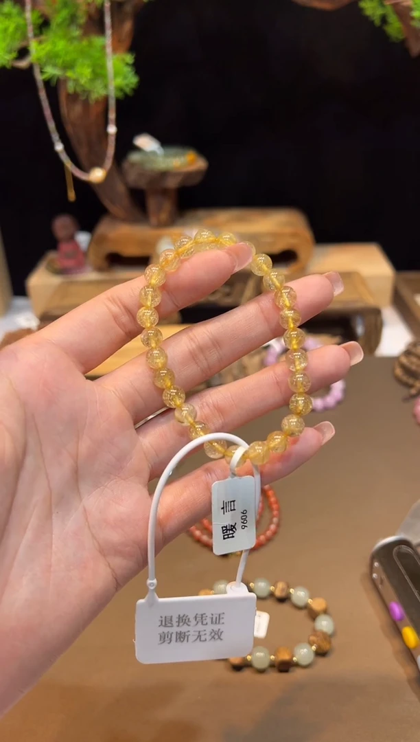 未镶嵌手链水晶手饰@@9606