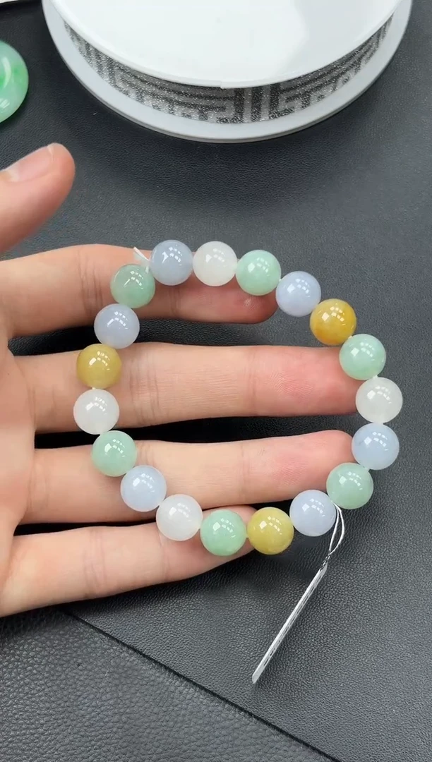 未镶嵌手串翡翠10mm翡翠手串单圈