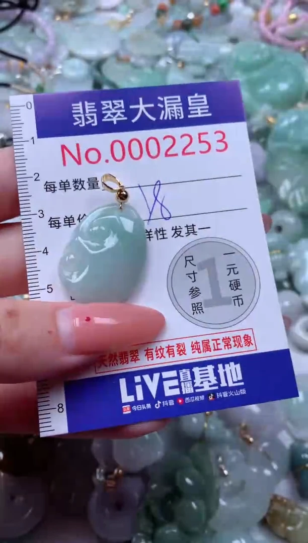 吊坠(不含链)未镶嵌翡翠2253