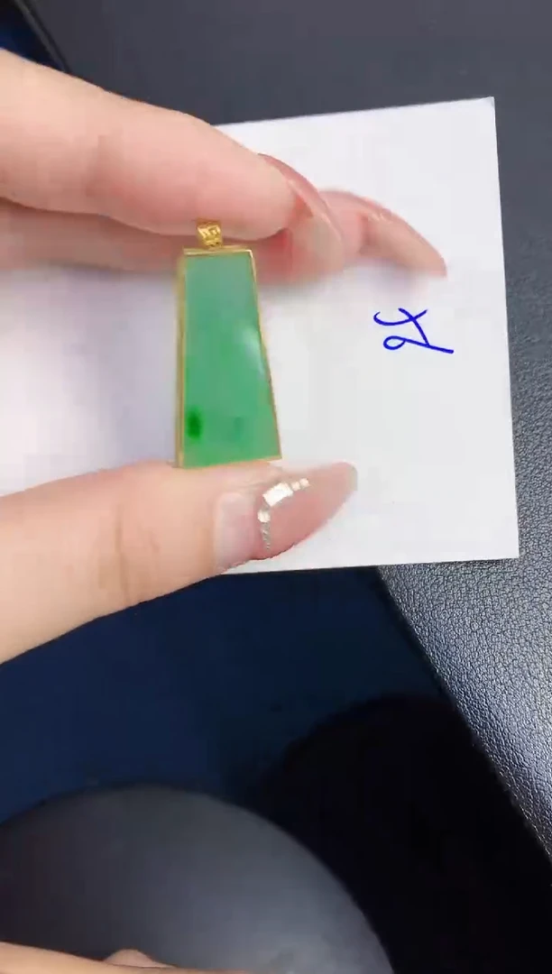 【闪购商品】翡翠颈饰18K金镶嵌000000000000
