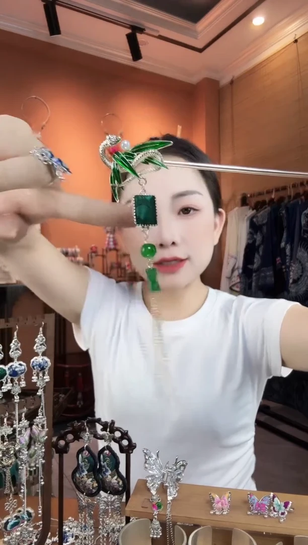 刺绣纯手工民族风发簪