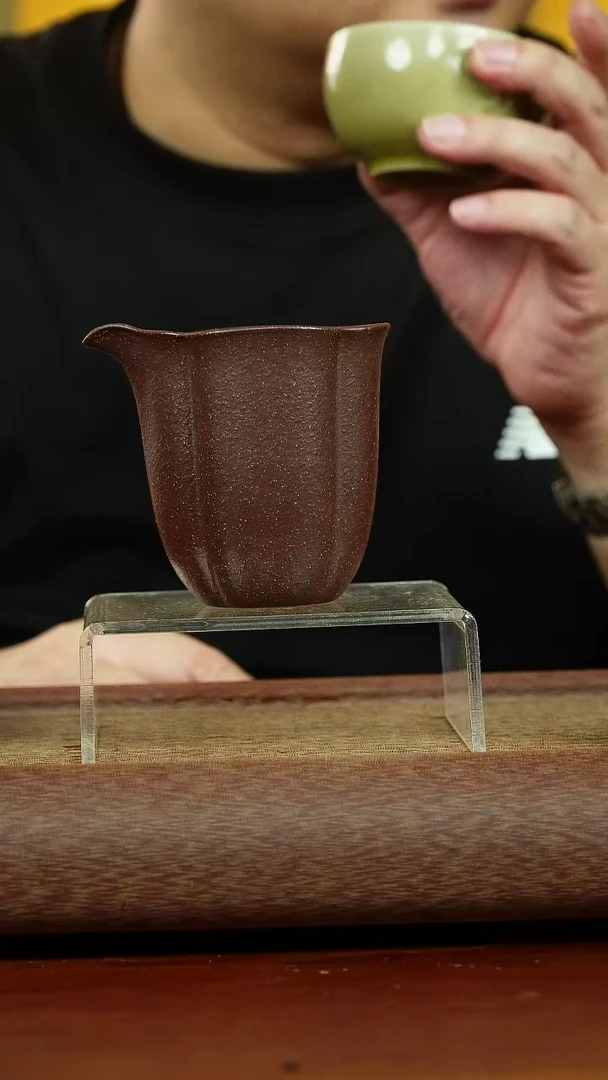 茶壶紫砂紫玉金砂 公道杯