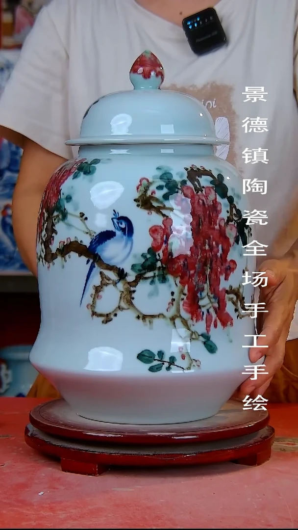 摆件手景德镇陶瓷 全场手工绘