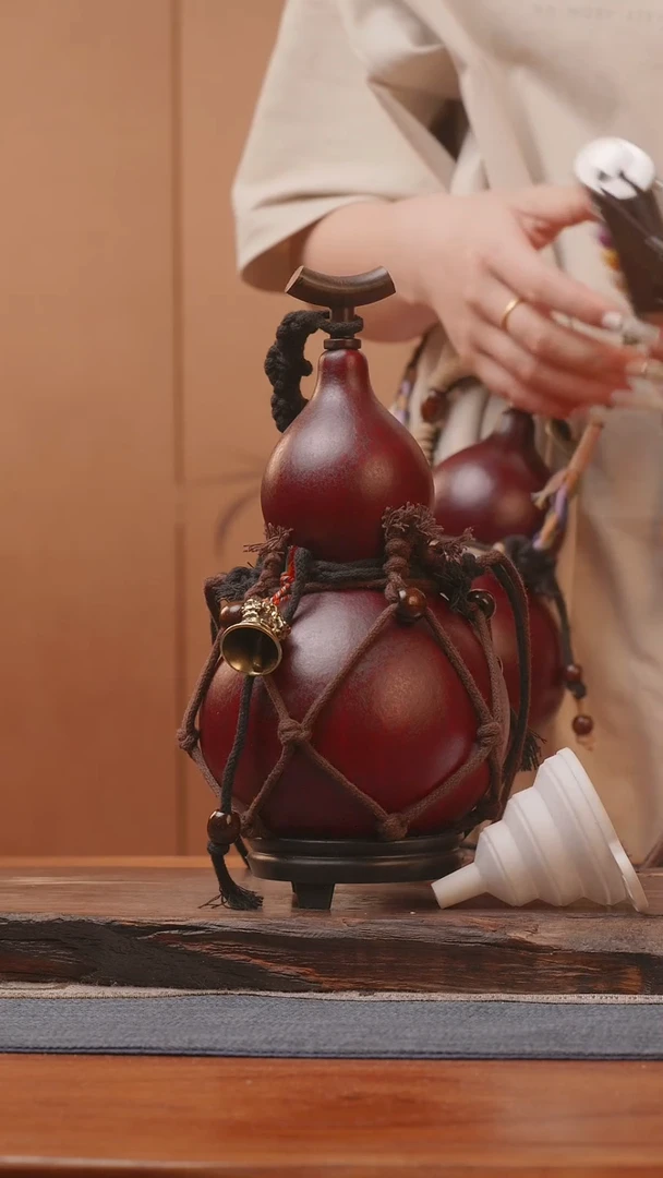 1787号精品大漆葫芦防腐防渗装水茶酒