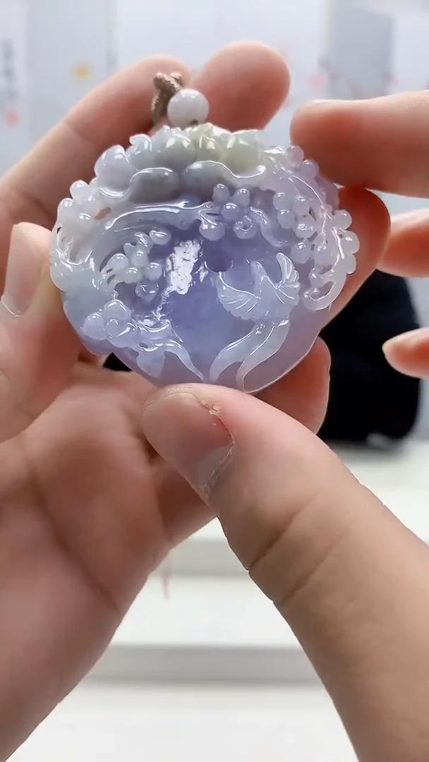 定制翡翠未镶嵌5060bb-毛货挂件95